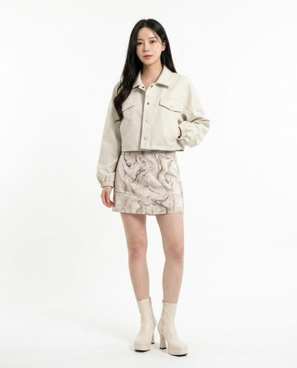 Cloppenburg Mode - Aiden | Glatte Kurz geschnittene Jacke Damen