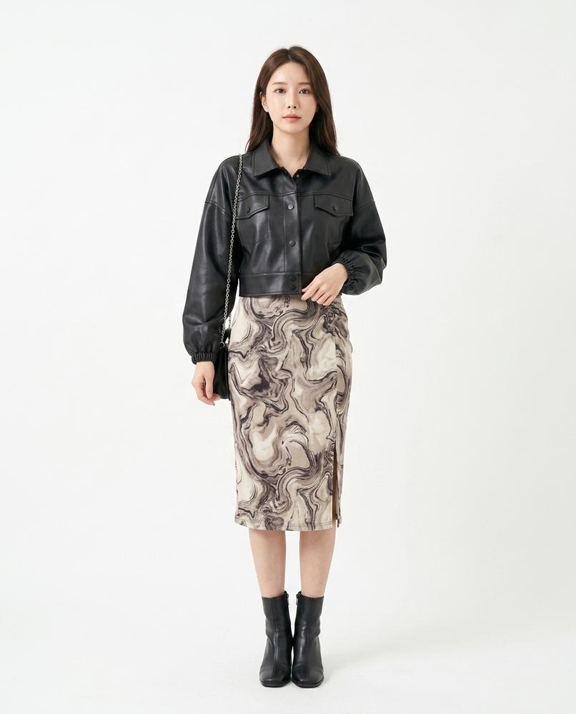 Cloppenburg Mode - Aiden | Glatte Kurz geschnittene Jacke Damen