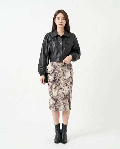 Cloppenburg Mode - Aiden | Glatte Kurz geschnittene Jacke Damen