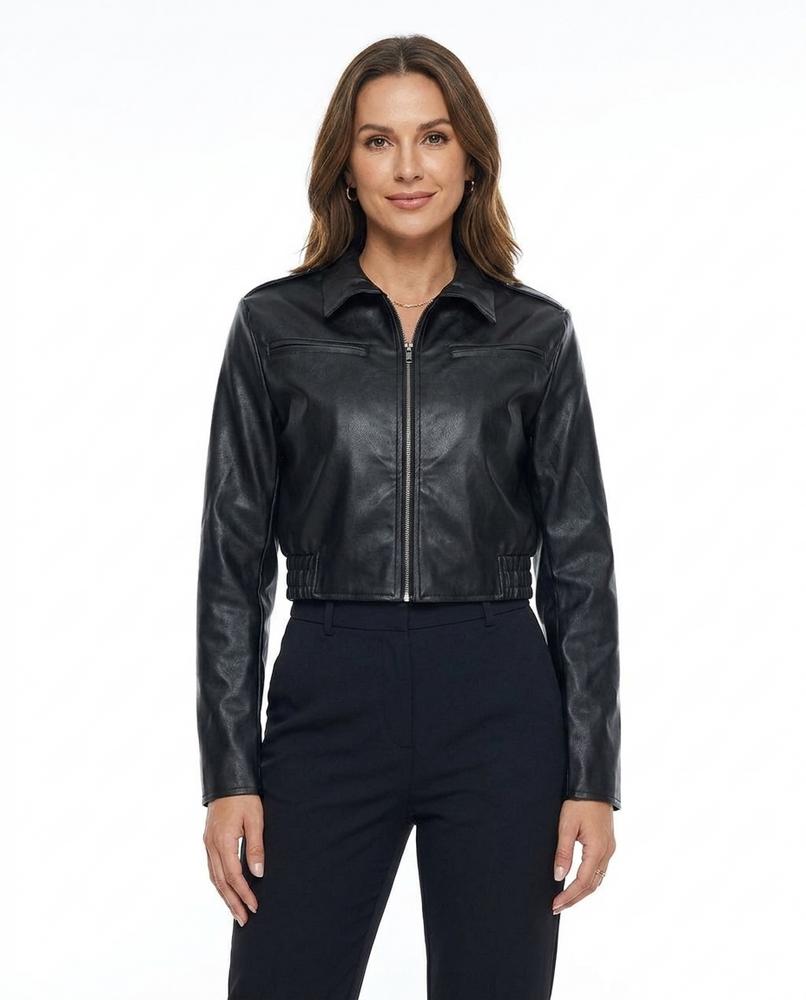 Cloppenburg Mode - Eesun | Kurz Geschnittene Lederimitat Jacke Damen