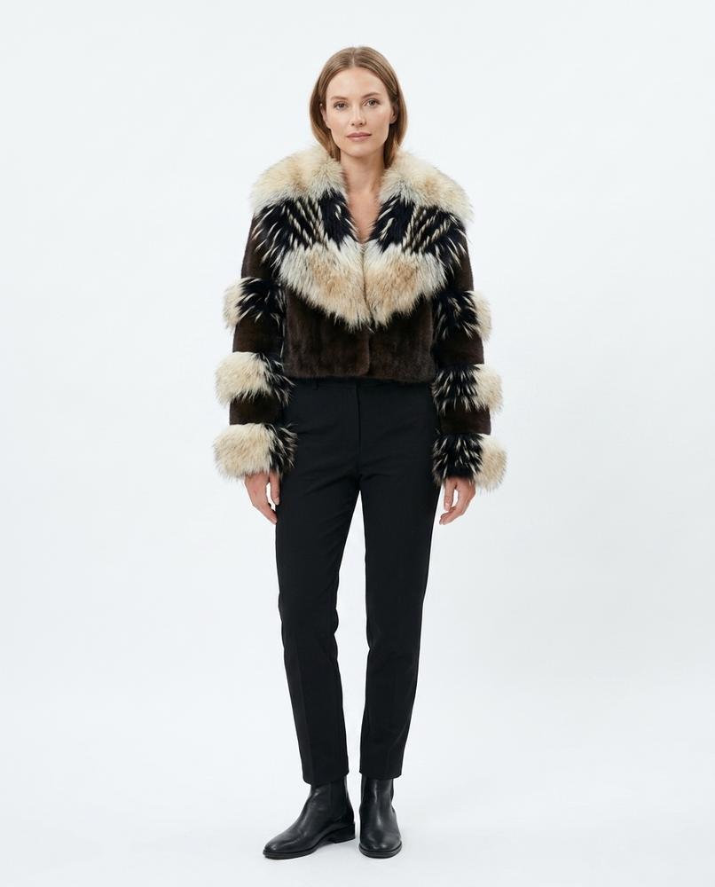 Cloppenburg Mode - Eozin | Mehrfarbige Kurz Geschnittene Jacke Damen