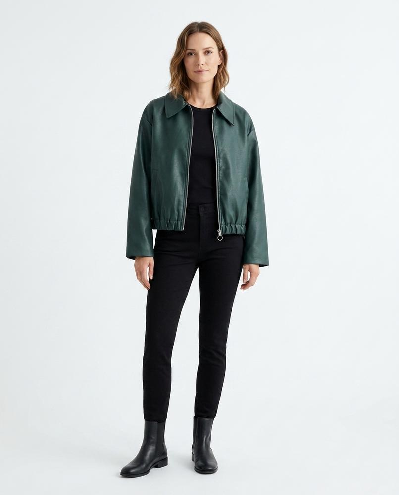 Cloppenburg Mode - Nuvan | Kunstleder Reißverschluss Jacke Damen