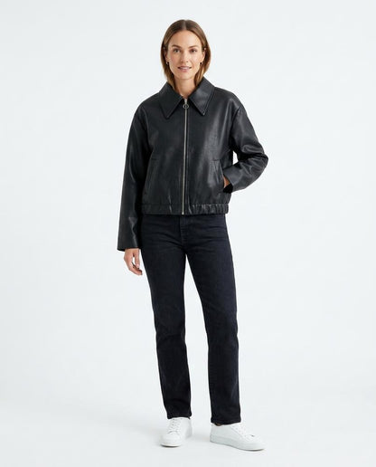 Cloppenburg Mode - Nuvan | Kunstleder Reißverschluss Jacke Damen