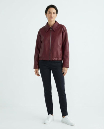 Cloppenburg Mode - Nuvan | Kunstleder Reißverschluss Jacke Damen