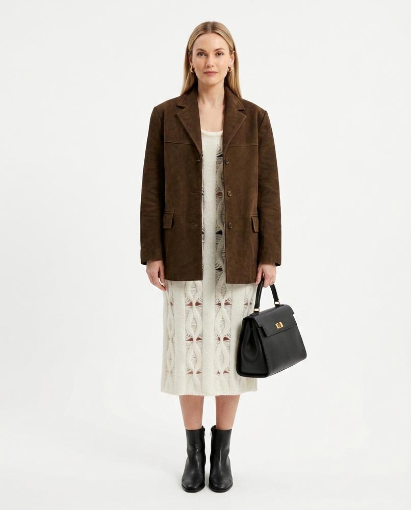 Cloppenburg Mode - Nigit | Einreihiges Veloursartiges Sakko Damen