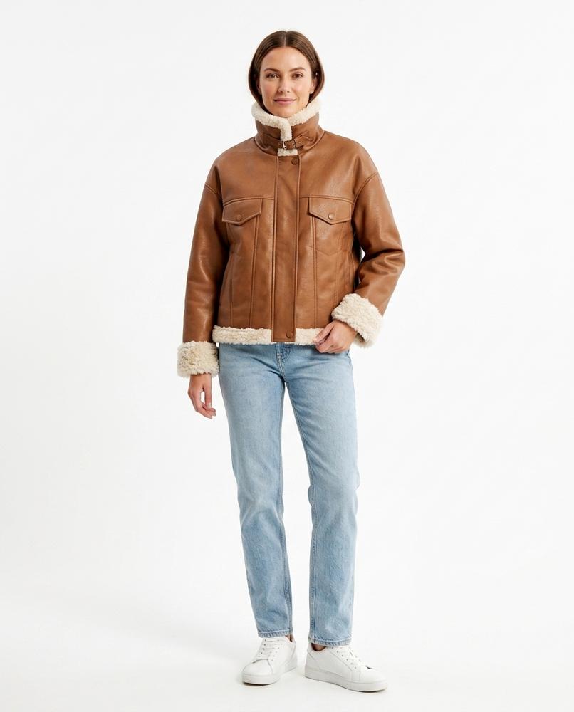 Cloppenburg Mode - Tofad | Gefütterte Lederimitat Jacke Damen