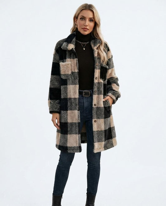Cloppenburg Mode - Rurov | Kariert Plüschig Jacke Damen