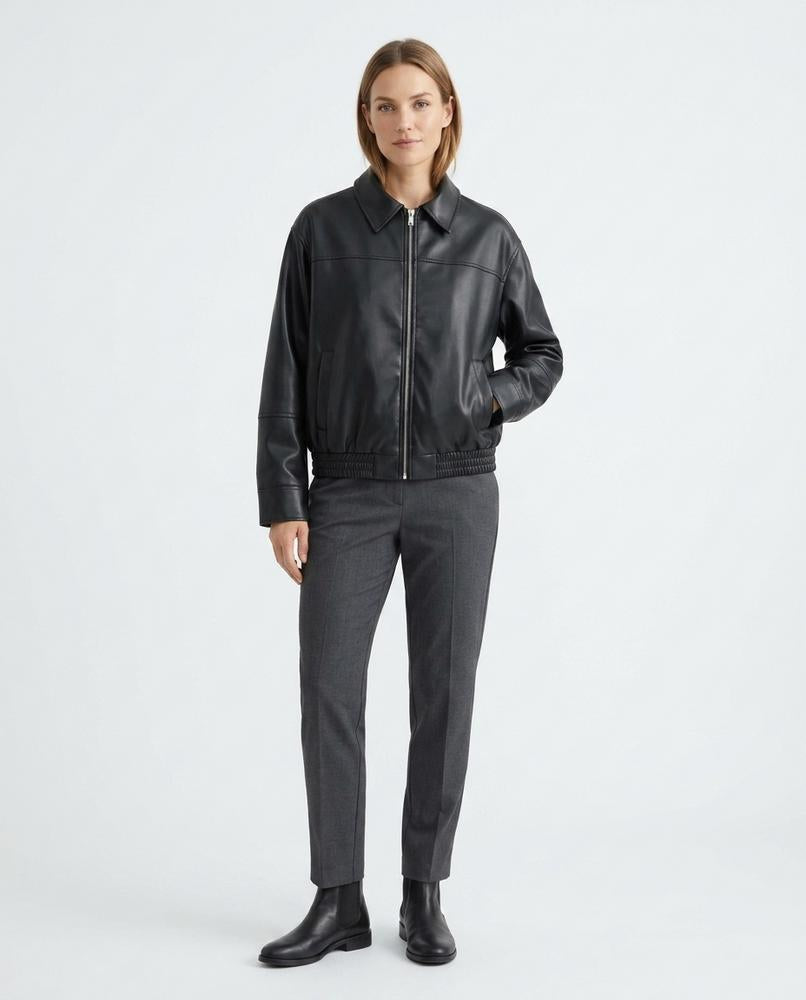 Cloppenburg Mode - Nuzer | Umlegekragen Kunstleder Jacke Unisex