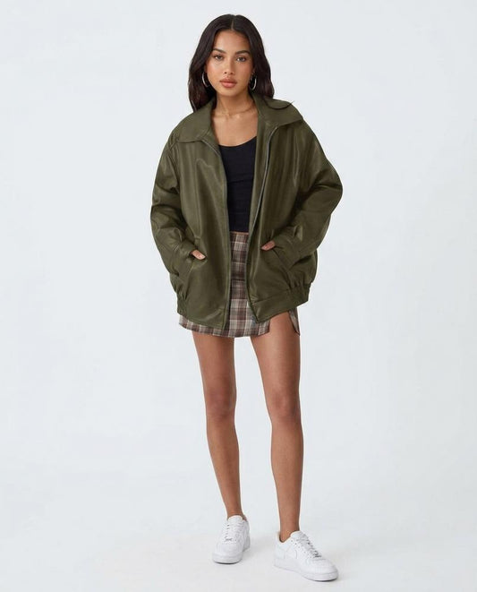 Cloppenburg Mode - Tekik | Lockere Kunstleder Jacke Damen