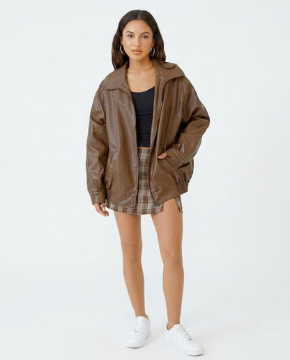 Cloppenburg Mode - Tekik | Lockere Kunstleder Jacke Damen