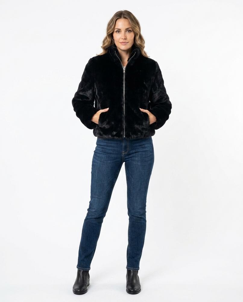 Cloppenburg Mode - Mudes | Pelzige Gefütterte Jacke Damen