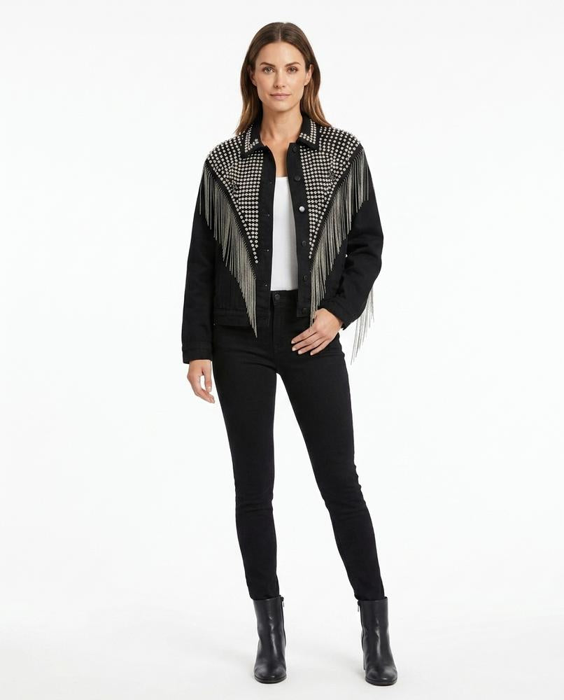 Cloppenburg Mode - Mopet | Nietenbesetzt Fransenbesetzt Jacke Damen