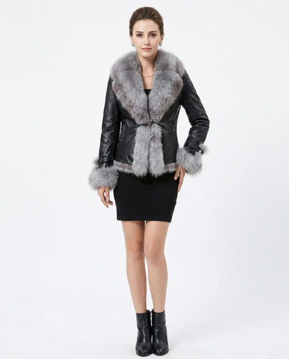 Cloppenburg Mode - Silil | Ledern Pelzbesetzt Jacke Damen