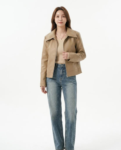 Cloppenburg Mode - Nerer | Reißverschluss Kunstleder Jacke Damen