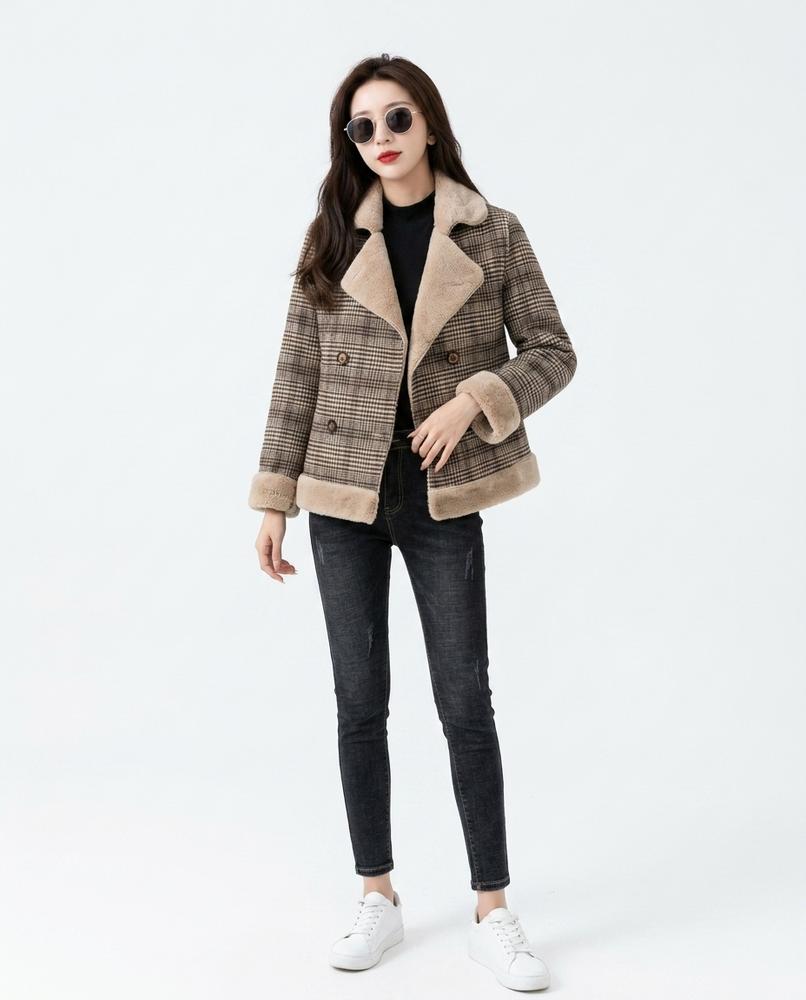 Cloppenburg Mode - Vefak | Gefüttert Kariert Jacke Damen