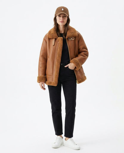 Cloppenburg Mode - Luhun | Gefütterte Lammfelloptik Jacke Damen