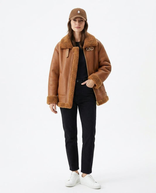Cloppenburg Mode - Luhun | Gefütterte Lammfelloptik Jacke Damen