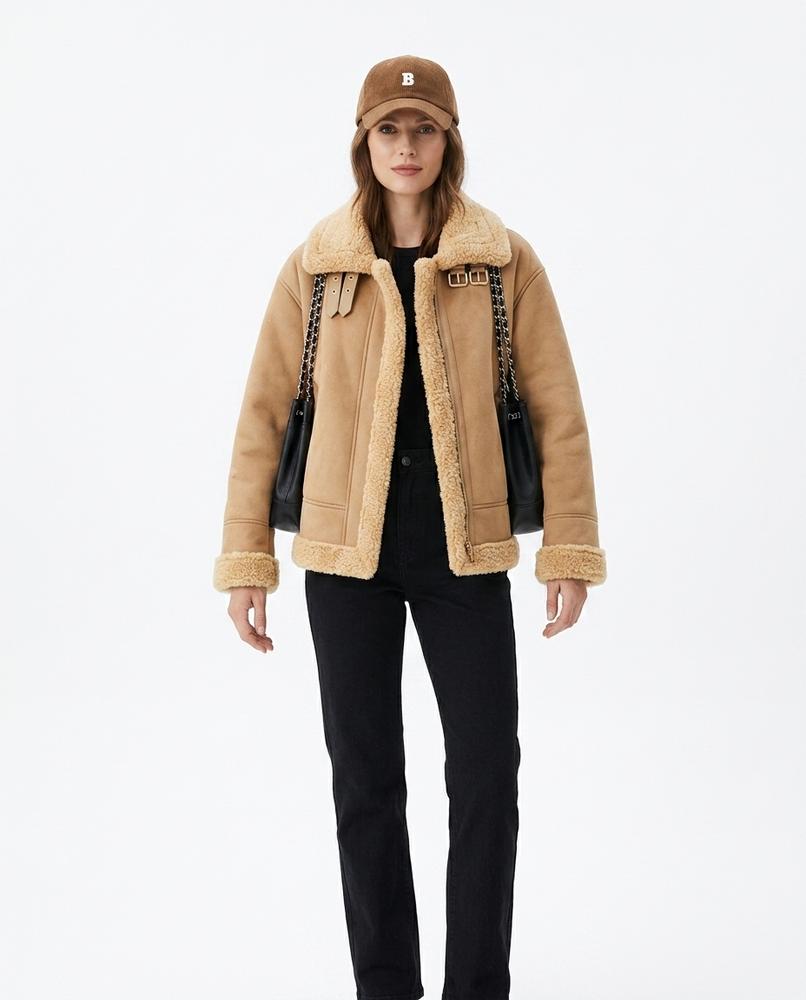 Cloppenburg Mode - Luhun | Gefütterte Lammfelloptik Jacke Damen